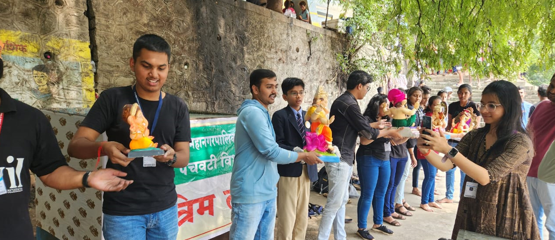 Ecology Club Activity  Shri Ganesh Murti Sankalan