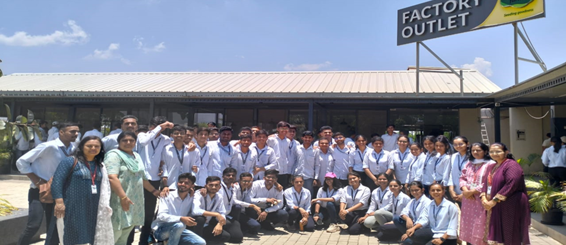 The Department of Applied Science has organized an industrial visit at Sahyadri farms, Nashik