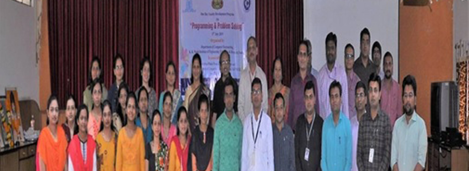 One Day Faculty Development Program On “Programming & Problem Solving” on 17th July 2019