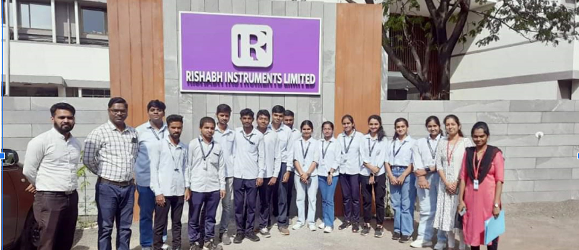 Industrial Visit for S.Y B.Tech Div A students was conducted on 4th  &  5th Dec 2023 in Rishabh Instruments Ltd., Nashik