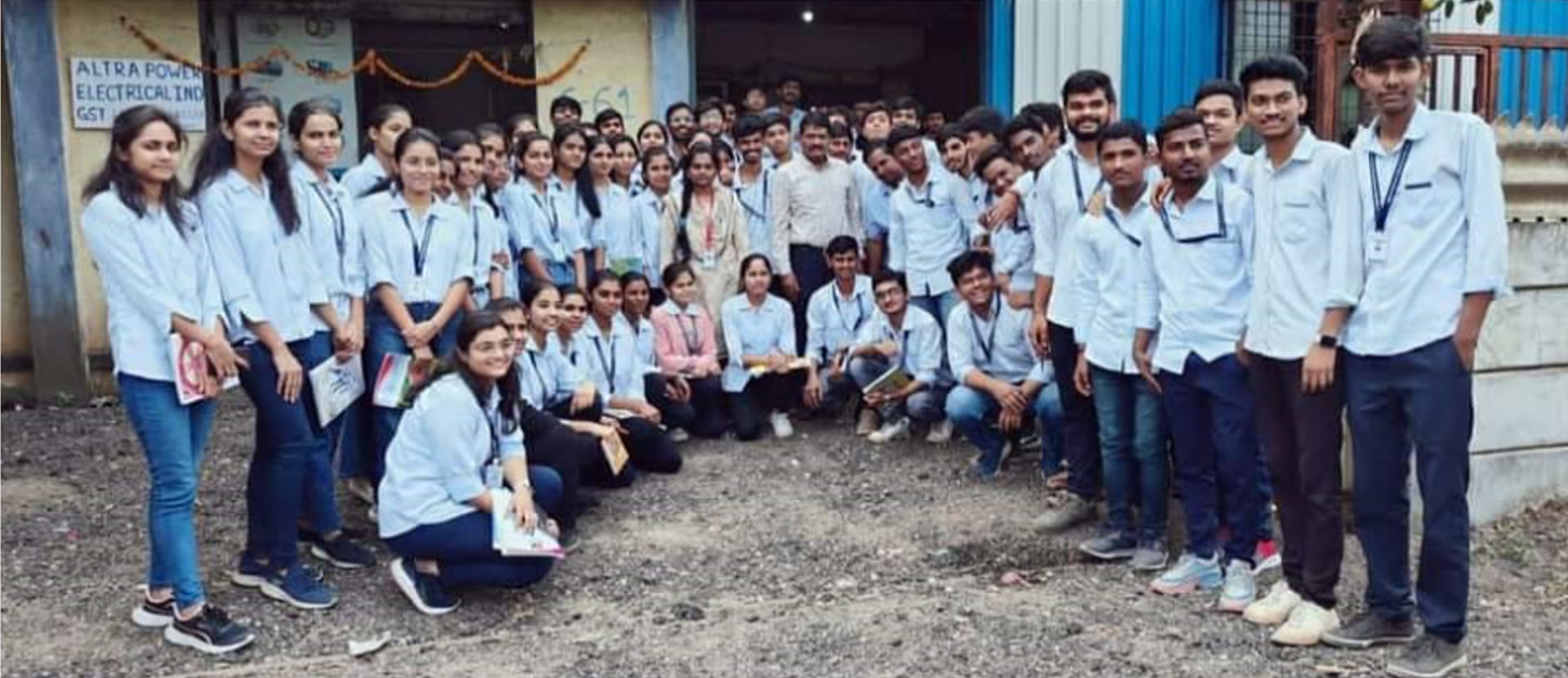  Industrial Visit for S.Y B.Tech Div A students was conducted on 7th November 2023 in Altra Power Electrical Industries,Malegaon,Sinner. The Visit was coordinated by Prof.Sudhir Shinde.