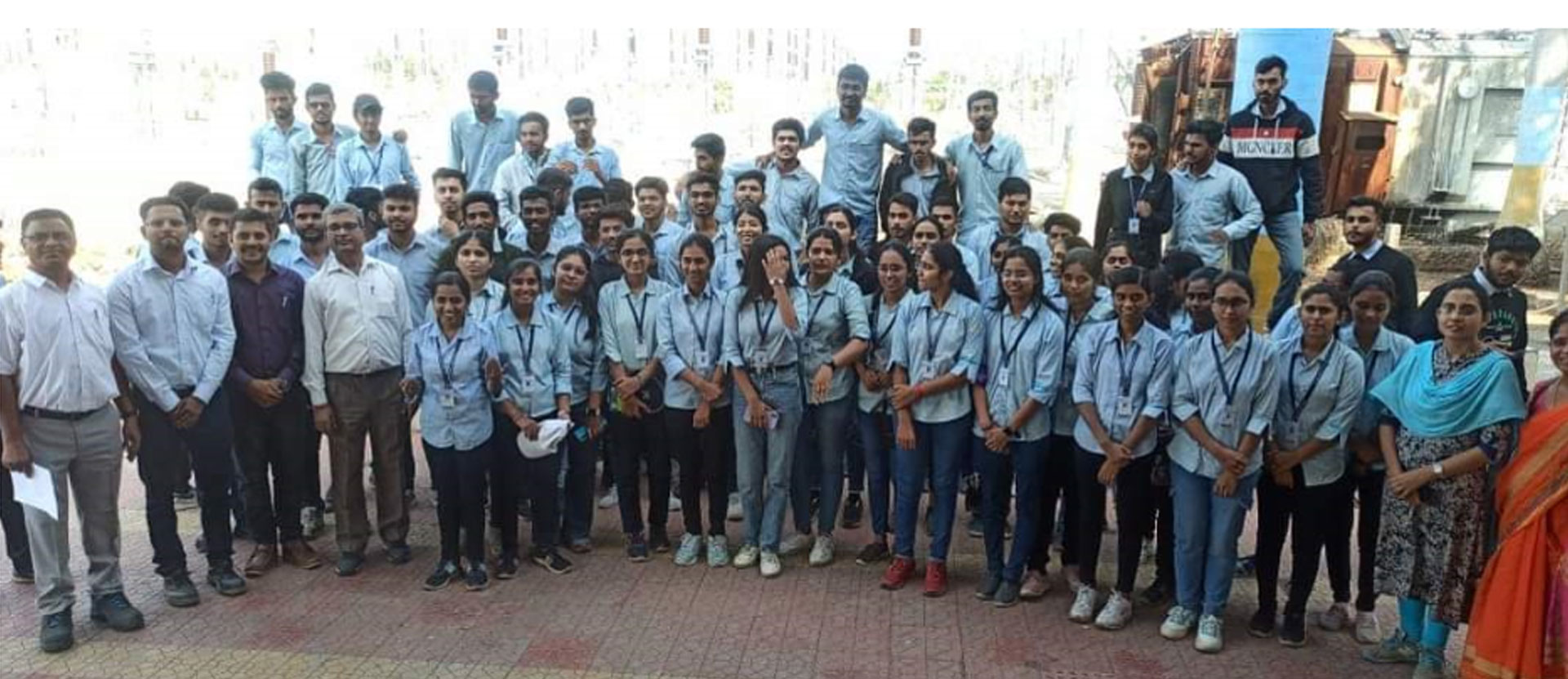 Industrial Visit for B.E  students was conducted on 30th October 2023 to 400KV substation at Bhabhaleshwar.