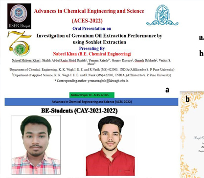 Project and Paper Competition