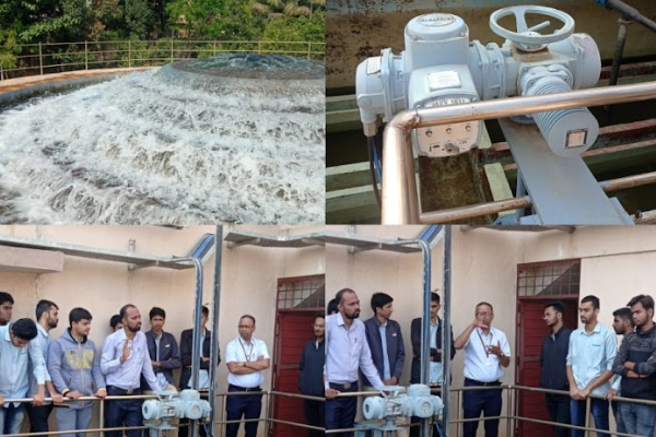 Industrial Visit at Water Treatment Plant