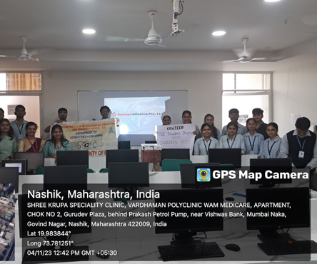 Industrial Visit to Sumago Infotech Pvt. Ltd., Nashik (A.Y. 2023-2024)