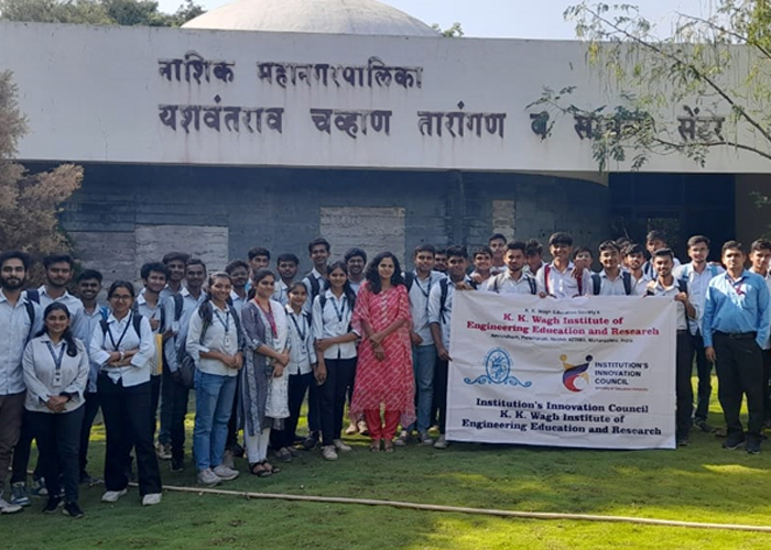 The Department of Applied Science has organized field visit at Planetarium in association with Astroclub & Institute Innovation Council (IIC)