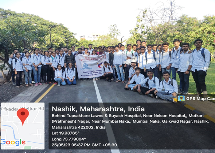 The Department of Applied Science has organized a field visit at Traffic  Education Park , Nashik 