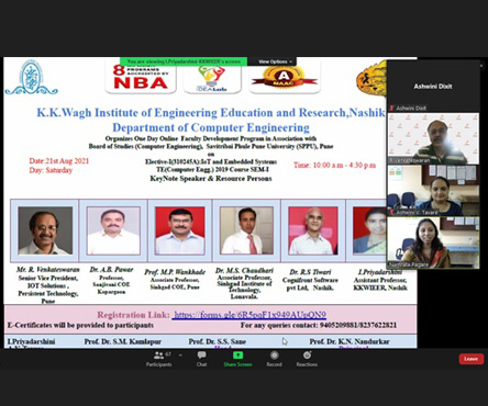 One Day Faculty Development Program was conducted by Computer Engineering and Artificial Intelligence and Data Science Departments on Operating System (SE: AIDS) on  21st August 2021