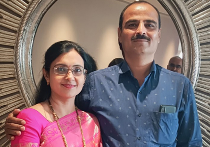 Mr. and Mrs. Bhamre (Parents of Yuga Bhamre)
